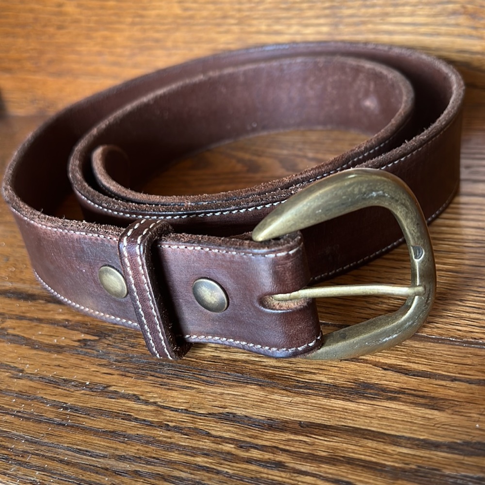 Leather belt, size 40